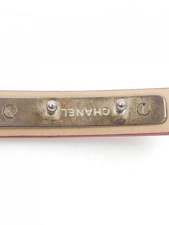 Chanel Red Belt